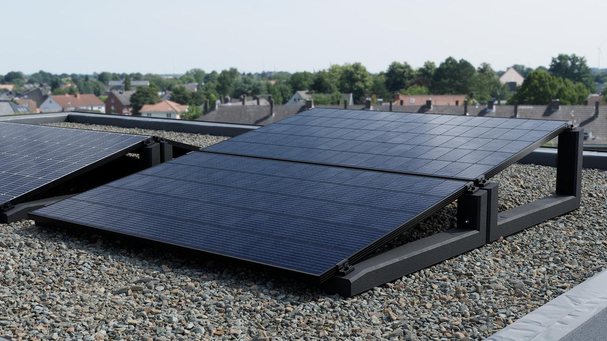 Wattstone 10°XL & 10°V2 Komplettset für 2 PV-Module in Segel Ausrichtung