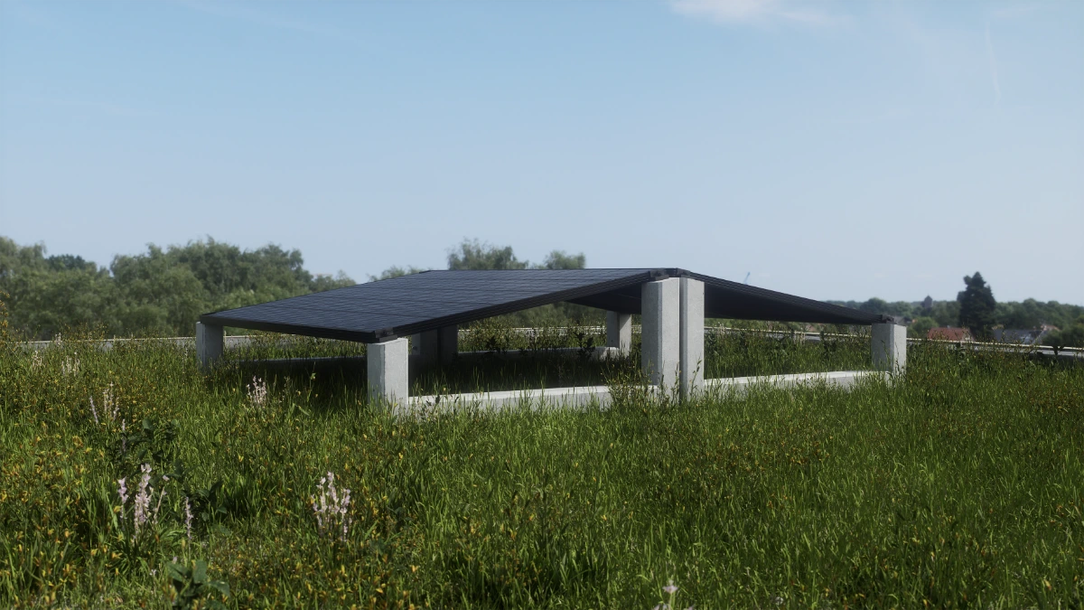 Wattstone 10°XL Komplettset für 2 PV-Module in Ost-West Ausrichtung