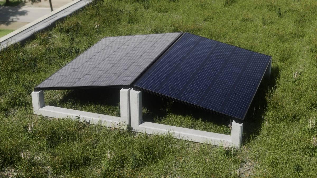 Wattstone 10°XL Komplettset für 2 PV-Module in Ost-West Ausrichtung