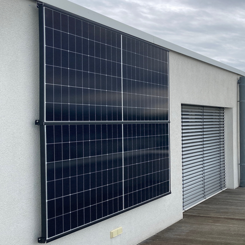 WandPV Premium V3 verdecktes Montagesystem Sandwich horizontal Komplettset für 2 PV-Module