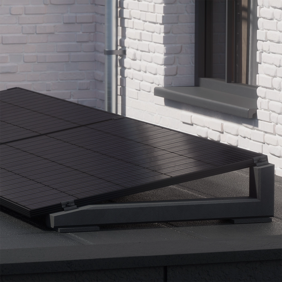 WATTSTONE 10° V2 - PV-Aufständerung aus Feinbeton ohne Zubehör