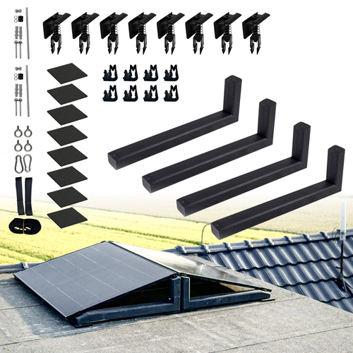 Wattstone 15° Komplettset für 2 PV-Module in Ost-West Ausrichtung