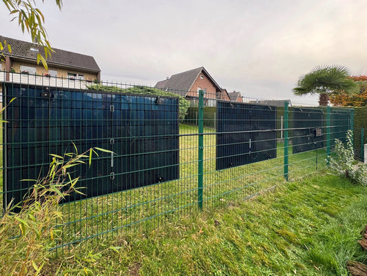ZaunPV Komplettset Flat für 2 PV-Module