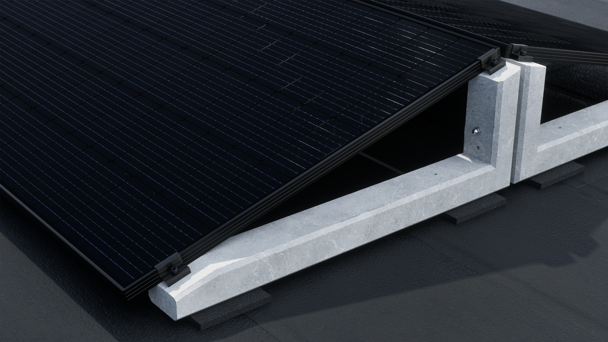 Wattstone 15° Komplettset für 2 PV-Module in Ost-West Ausrichtung