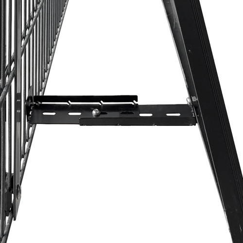 ZaunPV Flexx Montagepaket für 1 PV-Modul 10-20 Grad anwinkelbar