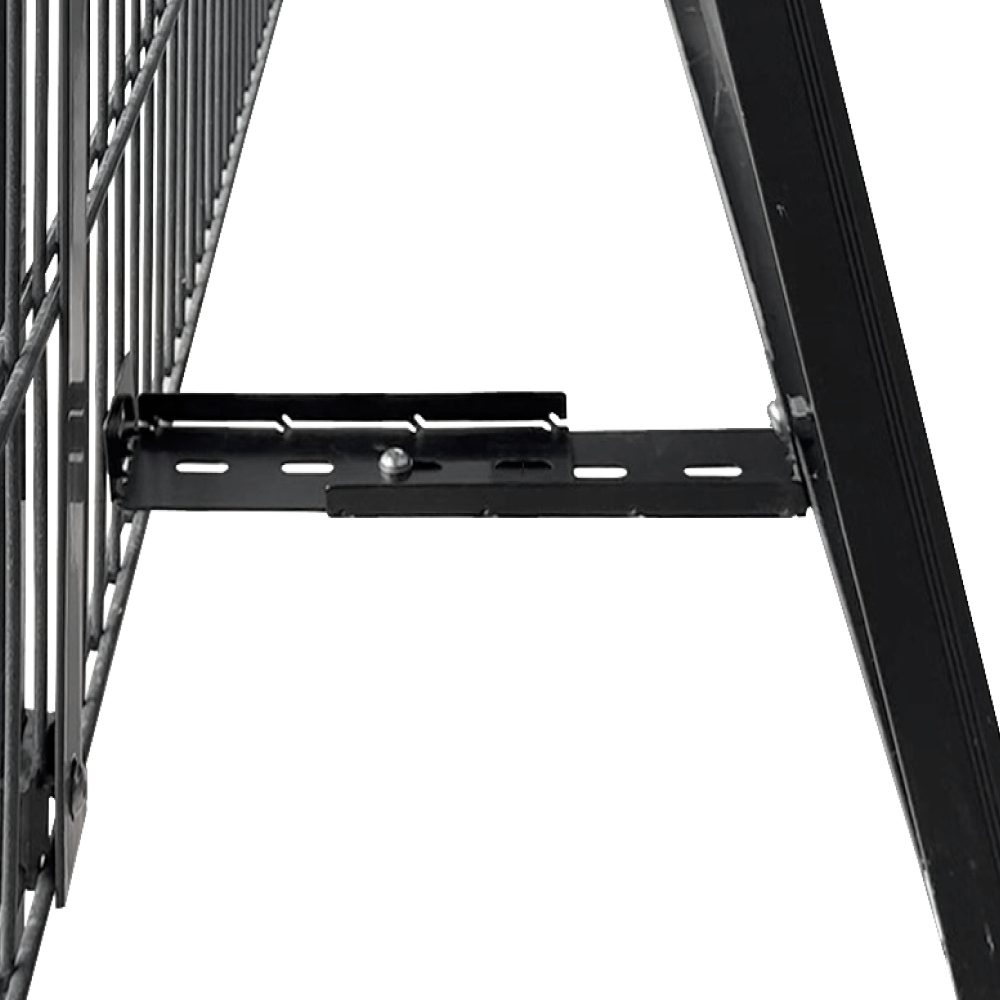 ZaunPV Flexx Montagepaket für 1 PV-Modul 10-20 Grad anwinkelbar