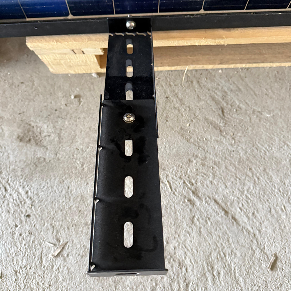 ZaunPV Flexx Montagepaket für 1 PV-Modul 10-20 Grad anwinkelbar