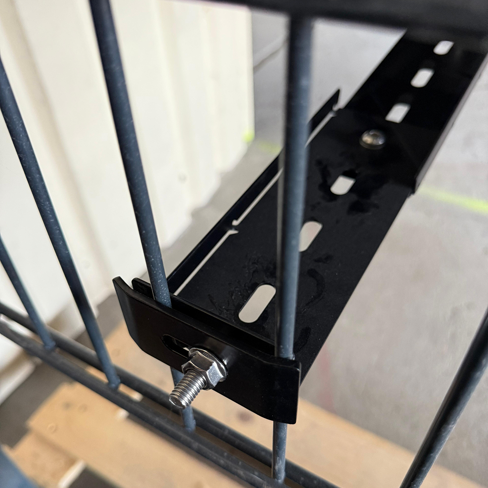ZaunPV Flexx Montagepaket für 1 PV-Modul 10-20 Grad anwinkelbar