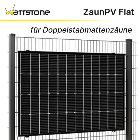 ZaunPV Flat Komplettset für 1 PV-Modul
