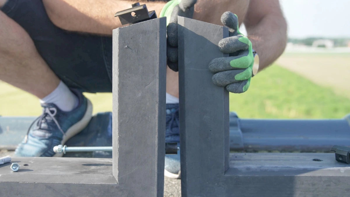 Wattstone 10°XL Komplettset für 2 PV-Module in Ost-West Ausrichtung