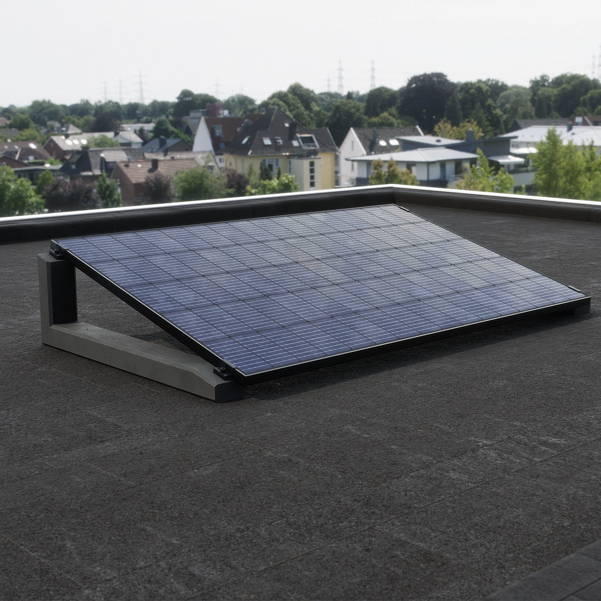 WATTSTONE 15° - PV-Aufständerung aus Feinbeton ohne Zubehör