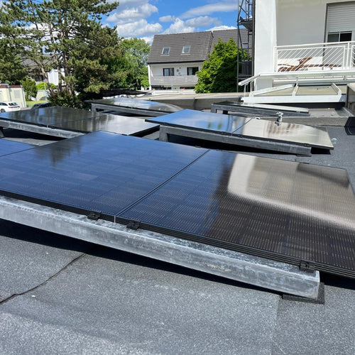 Wattstone 6° Komplettset für 4 PV-Module (horizontale Montage) in Ost-West Ausrichtung
