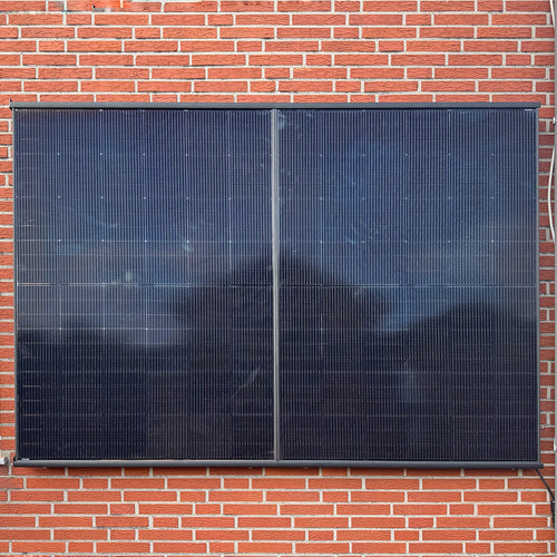 WandPV Premium verdecktes Montagesystem vertikal Komplettset für 2 PV-Module