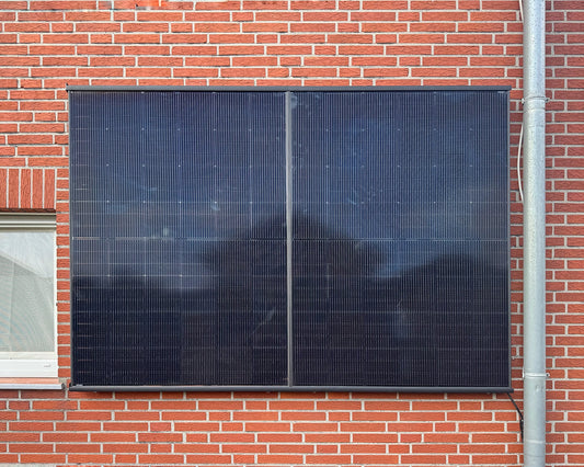 WandPV Premium verdecktes Montagesystem vertikal Komplettset für 2 PV-Module