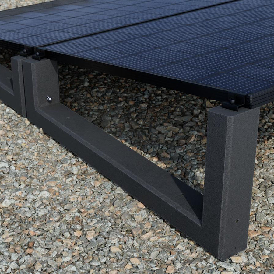 Wattstone 10°XL & 10°V2 Komplettset für 2 PV-Module in Segel Ausrichtung