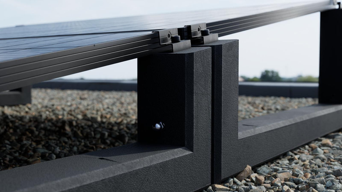 Wattstone 10°XL & 10°V2 Komplettset für 2 PV-Module in Segel Ausrichtung