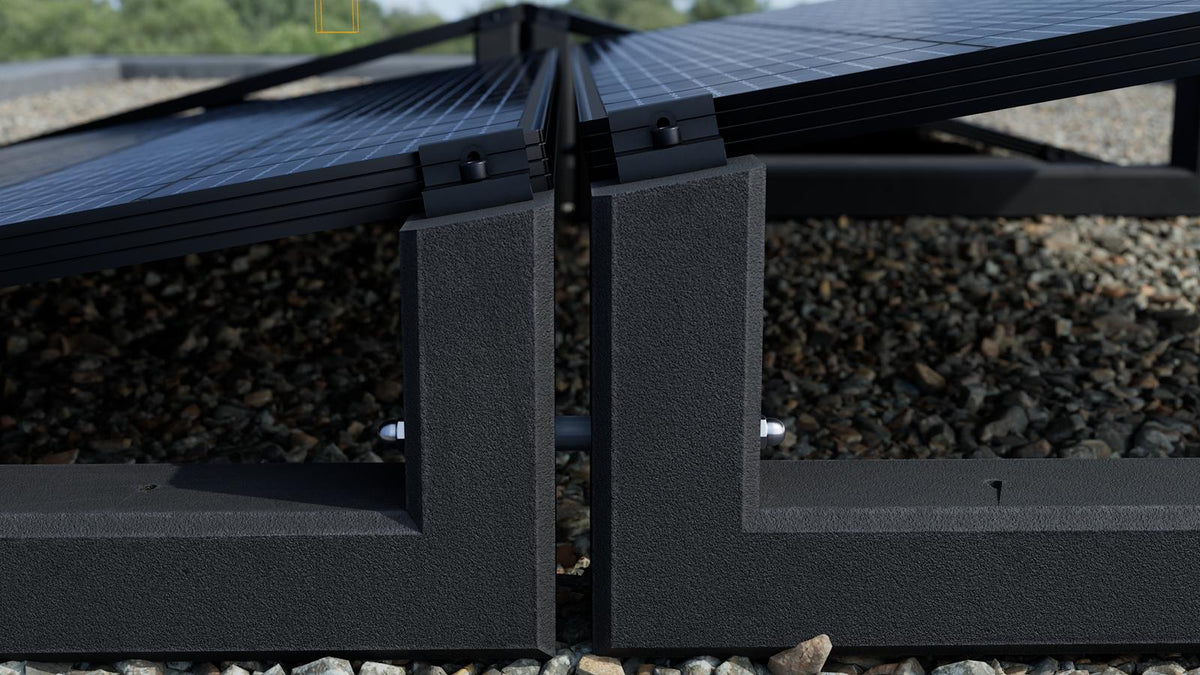 Wattstone 10°XL & 10°V2 Komplettset für 2 PV-Module in Segel Ausrichtung