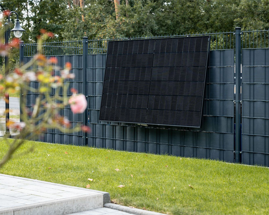 ZaunPV Flexx Montagepaket für 1 PV-Modul 10-20 Grad anwinkelbar