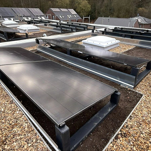 WATTSTONE 10° XL - Gründach PV-Aufständerung aus Feinbeton ohne Zubehör