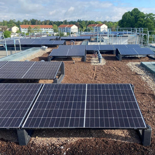 WATTSTONE 10° XL - Gründach PV-Aufständerung aus Feinbeton ohne Zubehör