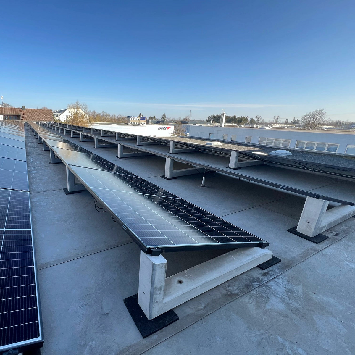 WATTSTONE 15° - PV-Aufständerung aus Feinbeton ohne Zubehör