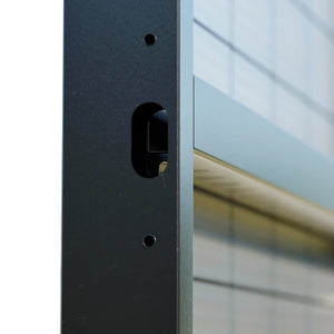 ZaunPV Blacksteel 2m - Starterset für 4 PV-Module